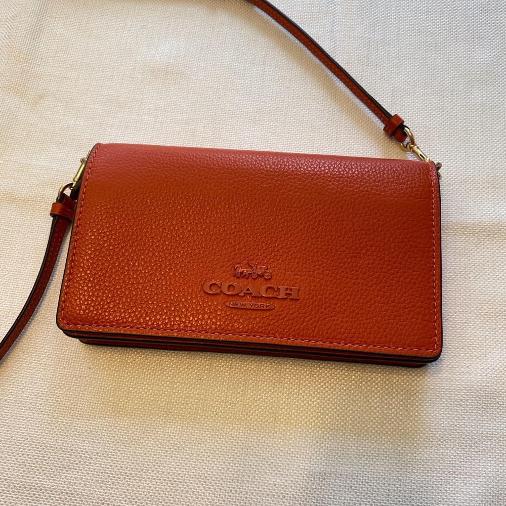 Coach crossbody/clutch Pepper Orange